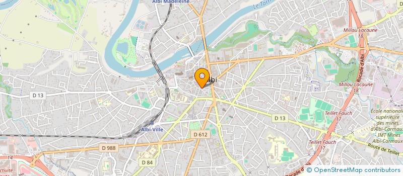 localisation de l'entreprise MISSION HABITAT ET QUARTIERS ALBIGEOIS à ALBI