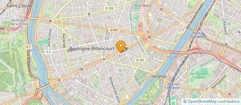 localisation de l'entreprise MISSION HANDICAP LVMH à BOULOGNE-BILLANCOURT