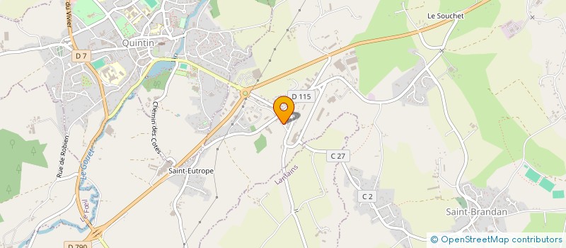 localisation de l'entreprise MISSION INFORMATIQUE  SAINT-BRANDAN