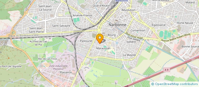 localisation de l'entreprise MISSION INSERTION  NARBONNE