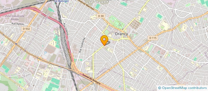 localisation de l'entreprise MISSION INSERTION ( MI ) à DRANCY
