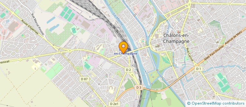 localisation de l'entreprise MISSION INTER EVANGELISATION FORMATION  CHALONS-EN-CHAMPAGNE