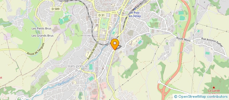 localisation de l'entreprise MISSION INTERNAT EVANGELISATION  LE PUY-EN-VELAY