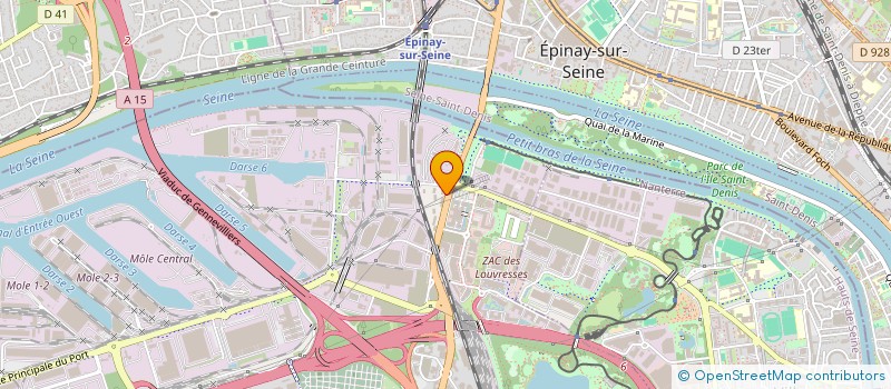 localisation de l'entreprise MISSION INTERNATIONALE CYU à GENNEVILLIERS