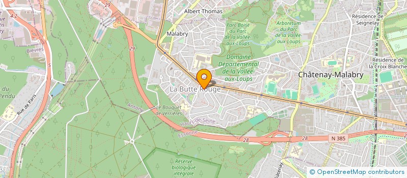 localisation de l'entreprise MISSION INTERNATIONALE DES EGLISES BETHANIE  CHATENAY-MALABRY