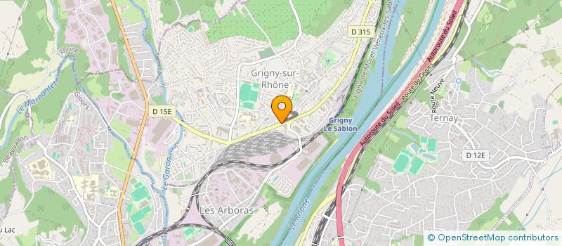 localisation de l'entreprise MISSION INTERNATIONALE EMMANUEL (MIEM)  GRIGNY