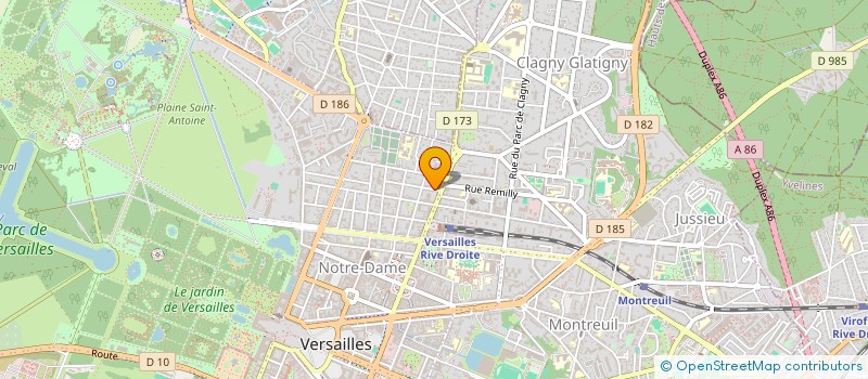 localisation de l'entreprise MISSION ISIDORE à VERSAILLES
