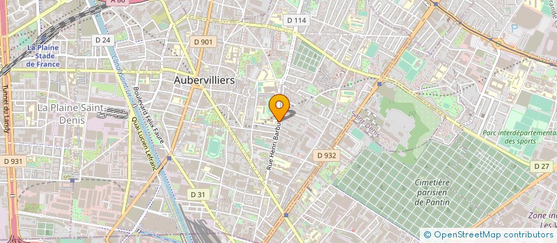 localisation de l'entreprise MISSION ITINERANTE MEDICALE D'AFRIQUE à AUBERVILLIERS
