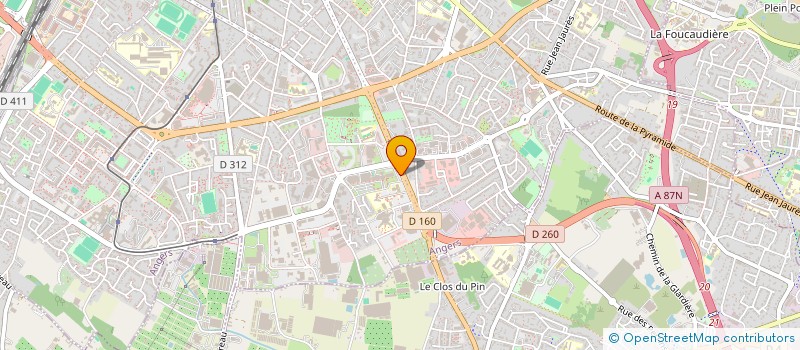 localisation de l'entreprise MISSION LOCALE ANGEVINE  ANGERS