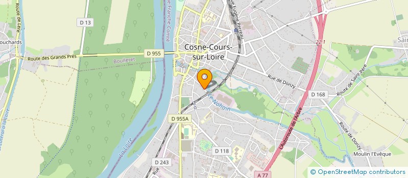 localisation de l'entreprise MISSION LOCALE BOURGOGNE NIVERNAISE à COSNE-COURS-SUR-LOIRE