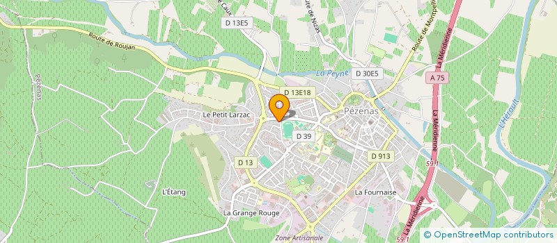 localisation de l'entreprise MISSION LOCALE D INSERTION DU CENTRE HERAULT à PEZENAS