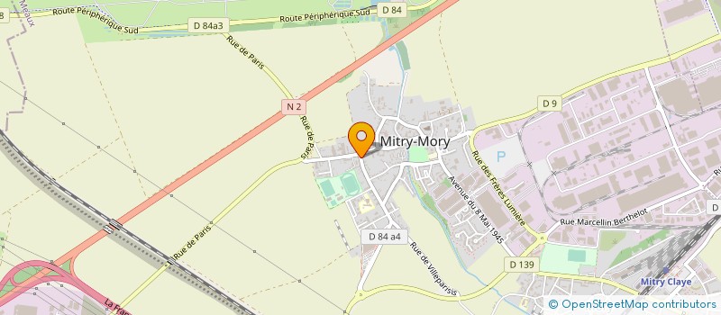 localisation de l'entreprise MISSION LOCALE DE LA PLAINE DE FRANCE à MITRY-MORY