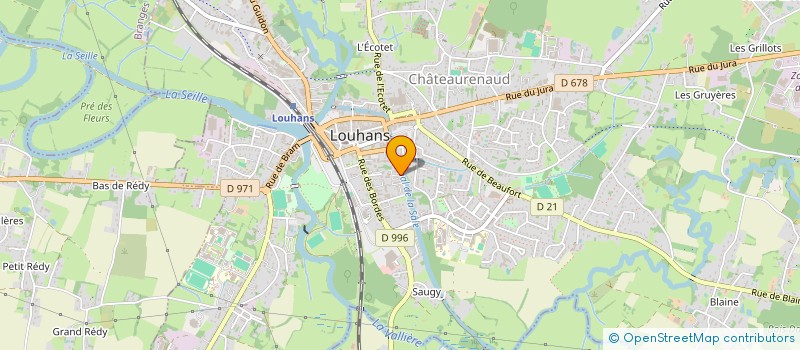 localisation de l'entreprise MISSION LOCALE DE LOUHANS à LOUHANS