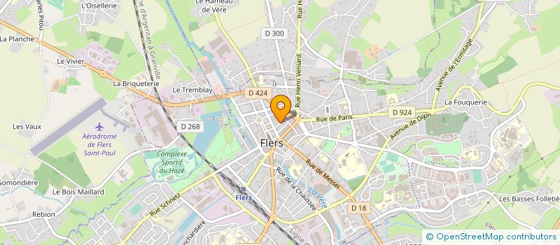 localisation de l'entreprise MISSION LOCALE DES JEUNES DU BOCAGE à FLERS