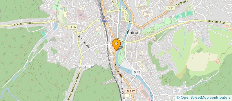 localisation de l'entreprise MISSION LOCALE DU BASSIN D'EMPLOI D'EPINAL à EPINAL