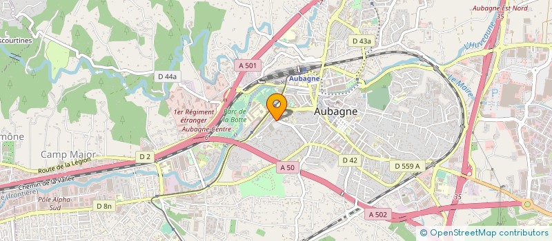localisation de l'entreprise MISSION LOCALE DU PAYS D AUBAGNE ET DE L ETOILE à AUBAGNE