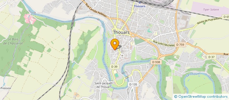 localisation de l'entreprise MISSION LOCALE DU THOUARSAIS à THOUARS