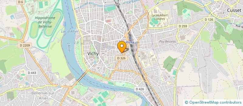 localisation de l'entreprise MISSION LOCALE ESPACE JEUNES VICHY REGIO à VICHY