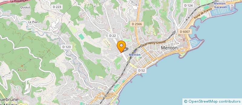 localisation de l'entreprise MISSION LOCALE EST 06 à MENTON