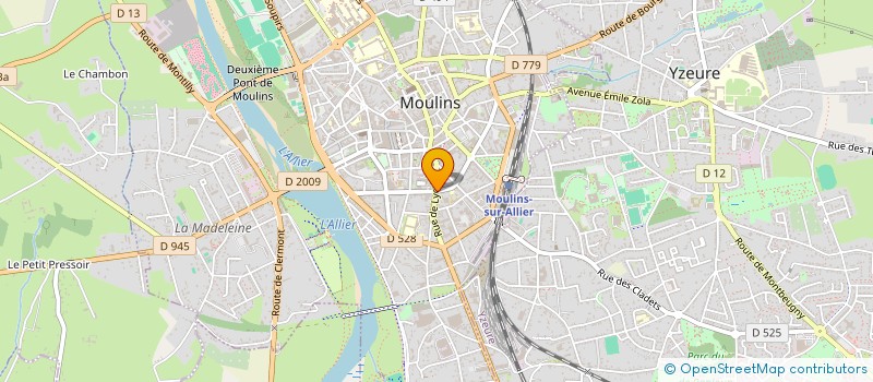 localisation de l'entreprise MISSION LOCALE FORM INSERTION EMPLOI à MOULINS