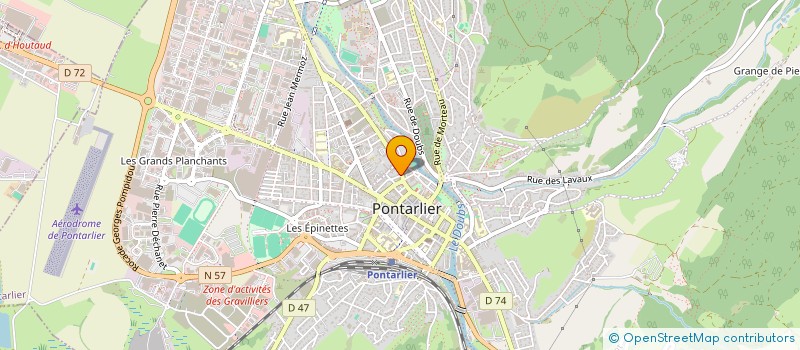 localisation de l'entreprise MISSION LOCALE HAUT DOUBS à PONTARLIER