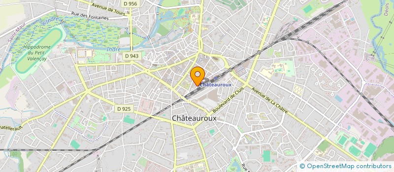 localisation de l'entreprise MISSION LOCALE INSERTION SOCIALE PROFESS à CHATEAUROUX