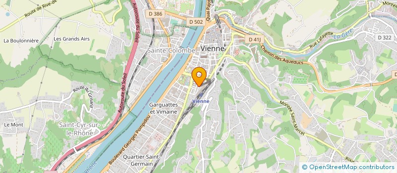 localisation de l'entreprise MISSION LOCALE ISERE RHODANIENNE à VIENNE