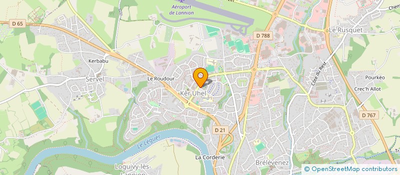 localisation de l'entreprise MISSION LOCALE OUEST COTES D'ARMOR à LANNION