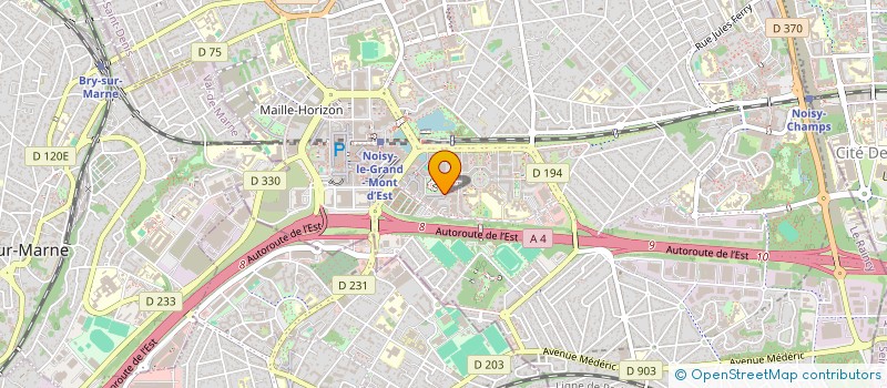 localisation de l'entreprise MISSION LOCALE POUR L EMPLOI SUD 93 à NOISY-LE-GRAND