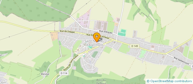 localisation de l'entreprise MISSION LOCALE RURALE DU TALOU à SAINT-NICOLAS-D'ALIERMONT