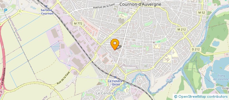 localisation de l'entreprise MISSION LOCALE SECTEUR COURNON FORMATION à COURNON-D'AUVERGNE