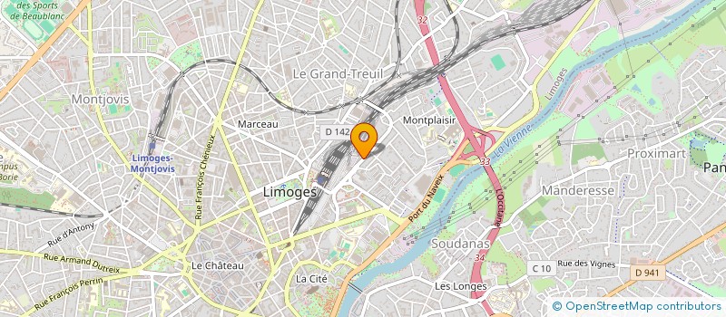 localisation de l'entreprise MISSION MAF à LIMOGES
