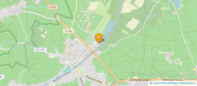 localisation de l'entreprise MISSION MENNONITE  INGERSHEIM