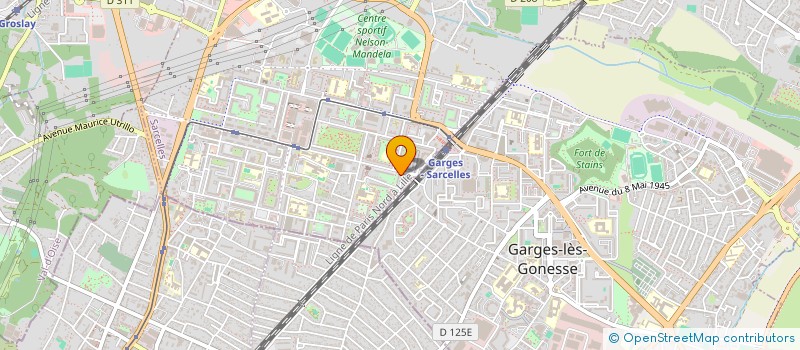 localisation de l'entreprise MISSION MONDIALE DES MESSAGERS DE JESUS-CHRIST (3MJC)  SARCELLES