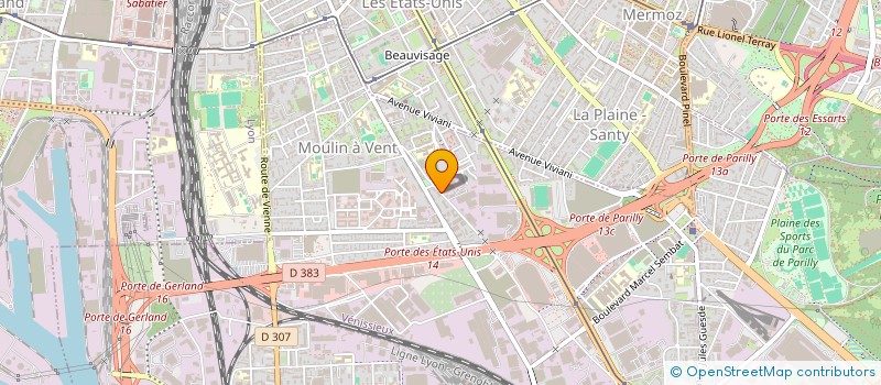 localisation de l'entreprise MISSION MONDIALE EVANGELIQUE BETHESDA (MMEB)  VENISSIEUX