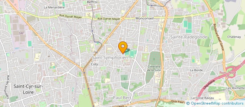 localisation de l'entreprise MISSION MONT CARMEL  TOURS