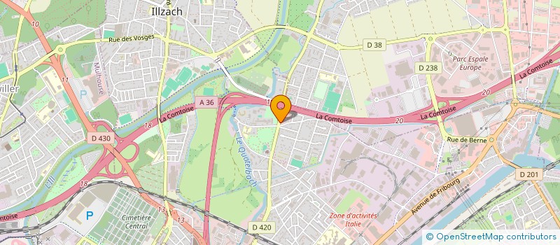 localisation de l'entreprise MISSION NOUNOUS  ILLZACH