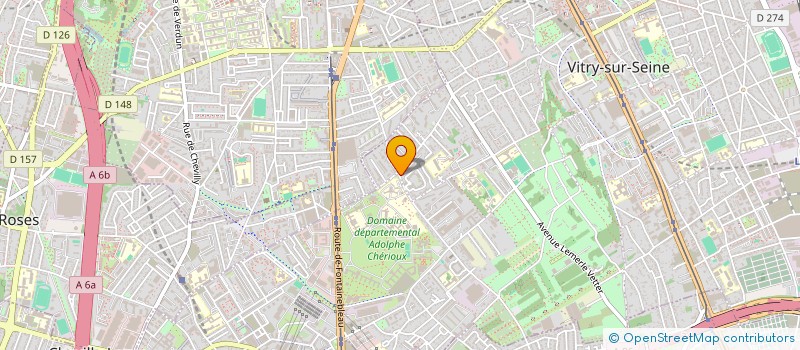 localisation de l'entreprise MISSION ORTHODOXE DE LA CHARITE ( MOC) à VITRY-SUR-SEINE