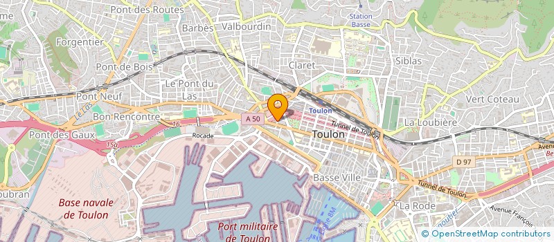 localisation de l'entreprise MISSION PARMI LES MILITAIRES à TOULON