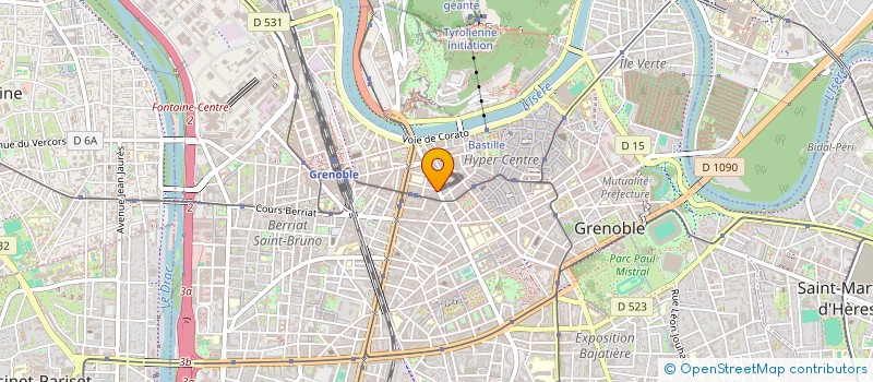 localisation de l'entreprise MISSION PROTECTION SECURITE à GRENOBLE