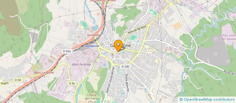 localisation de l'entreprise MISSION QUATRE AILES à GARDANNE