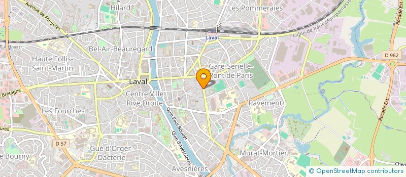localisation de l'entreprise MISSION SANS FRONTIERE POUR L EMPLOI à LAVAL
