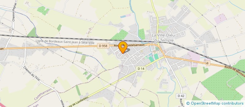 localisation de l'entreprise MISSION SPORT IMPACT  LA VILLE-DIEU-DU-TEMPLE