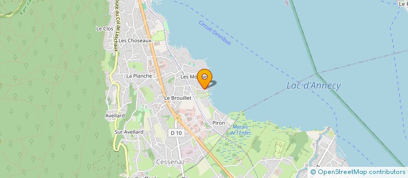 localisation de l'entreprise MISSION TRUCK TRIAL  SEVRIER