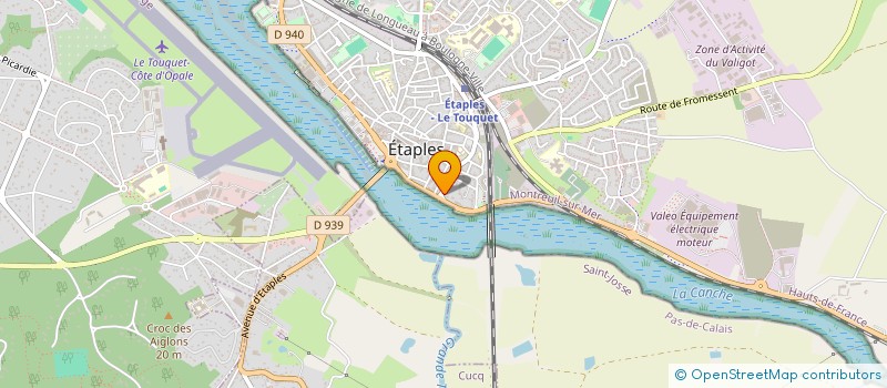 localisation de l'entreprise MISSION VIAGER à ETAPLES