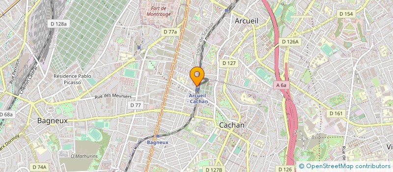 localisation de l'entreprise MISSION VIE ET FAMILLE  CACHAN