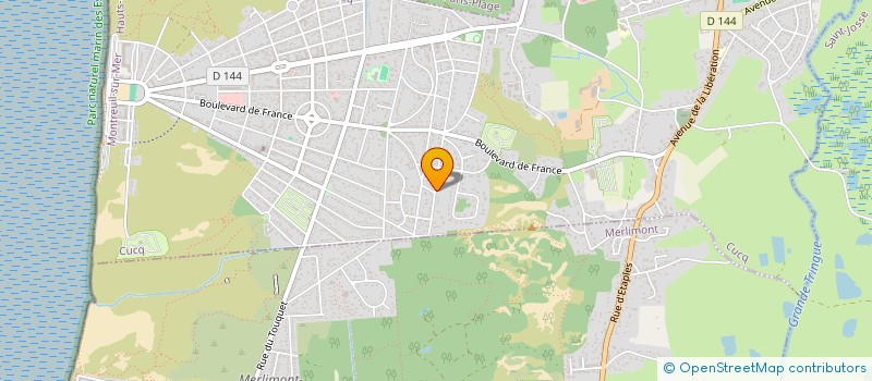 localisation de l'entreprise MISSION VP  CUCQ