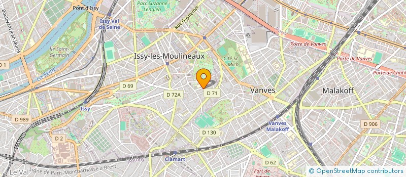localisation de l'entreprise MISSIONNAIRES COMBONIENS à ISSY-LES-MOULINEAUX