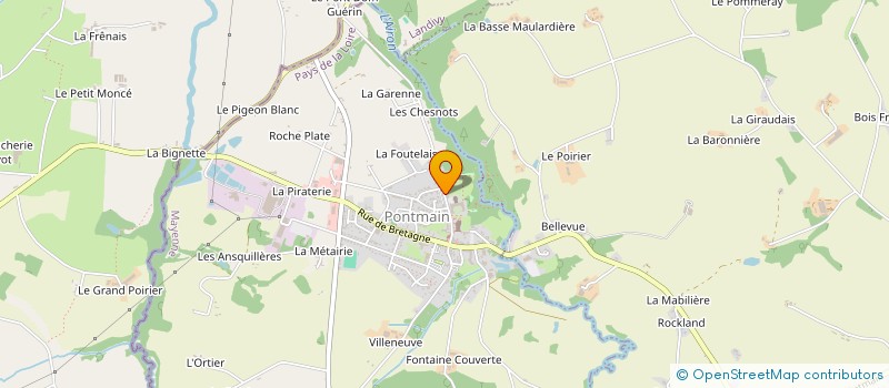localisation de l'entreprise MISSIONNAIRES OBLATS DE PONTMAIN  PONTMAIN