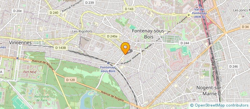 localisation de l'entreprise MISSIONNAIRES OMI à FONTENAY SOUS BOIS